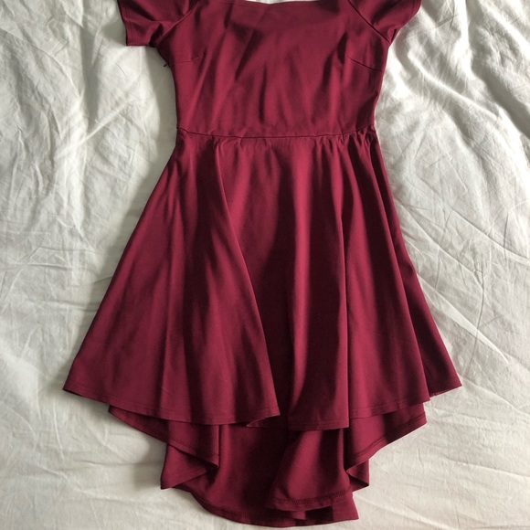 Off the Shoulder High Low Dress Size L - Picture 2 of 5